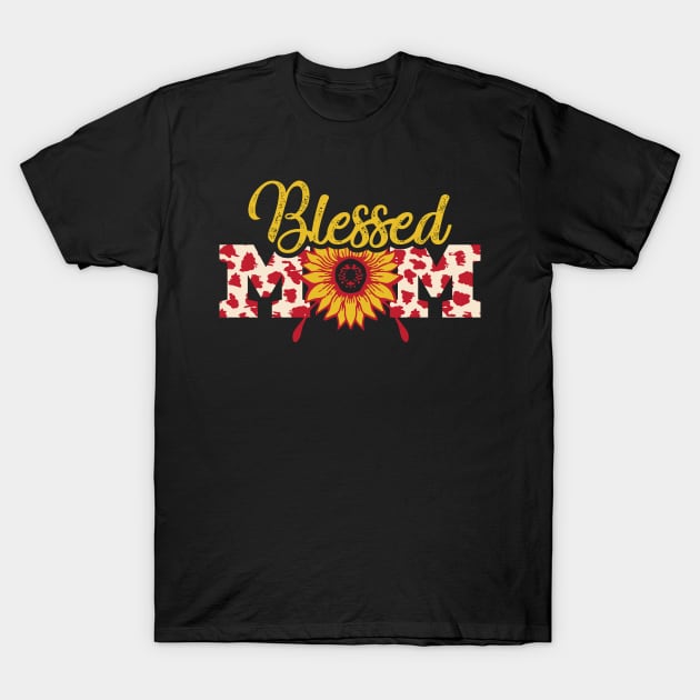 Mother's Day Blessed Mom T-Shirt by DasuTee